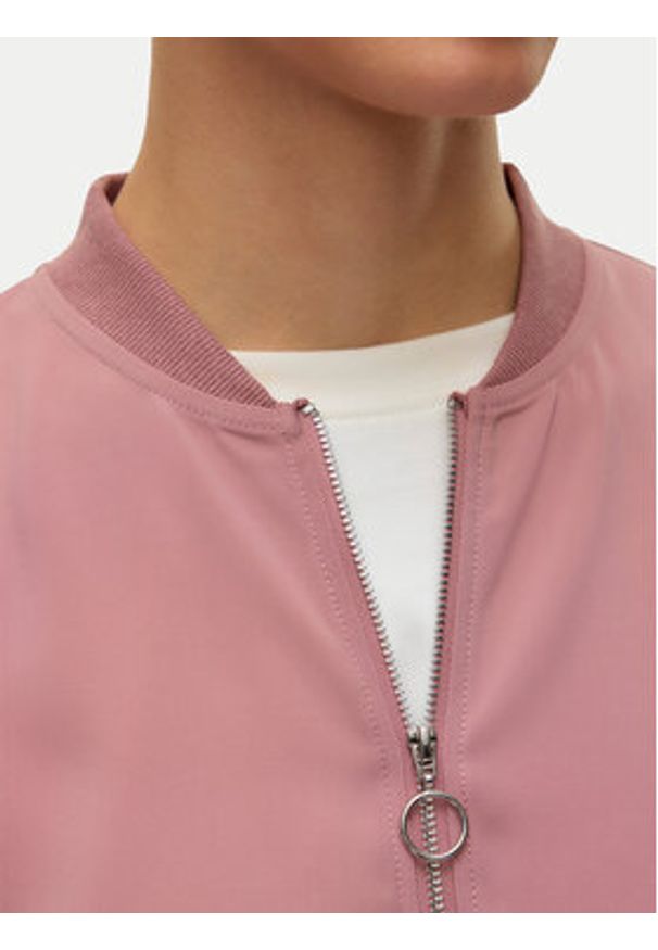 Vero Moda Kurtka bomber Vmcoco L/S Bomber Noos 10245734 Różowy Regular Fit. Kolor: różowy. Materiał: syntetyk