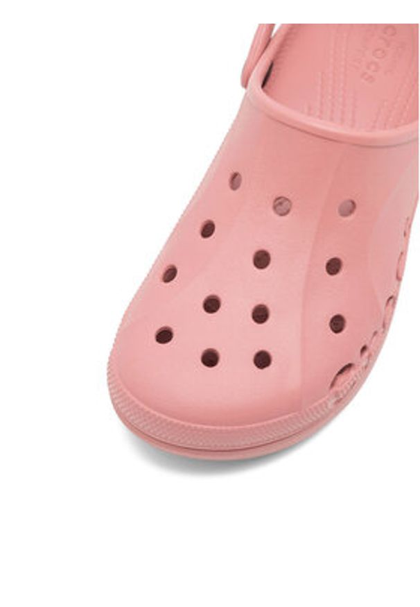 Crocs Klapki BAYA PLATFORM CLOG 208186-682 Różowy. Kolor: różowy. Materiał: syntetyk. Obcas: na platformie
