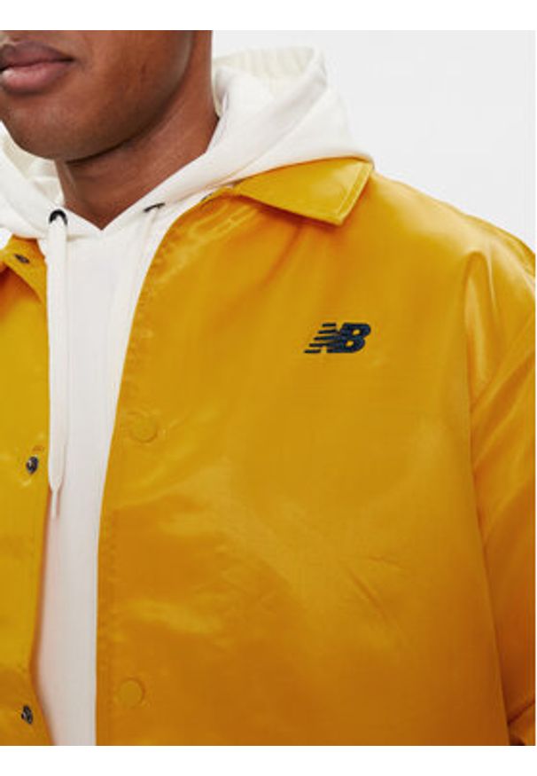 New Balance Kurtka przejściowa Greatest Hits MJ41553 Żółty Relaxed Fit. Kolor: żółty. Materiał: syntetyk