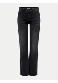 only - ONLY Jeansy Blush 15330779 Czarny Straight Fit. Kolor: czarny