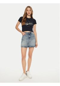 Guess T-Shirt W5RI59 J1314 Niebieski Regular Fit. Kolor: niebieski. Materiał: bawełna #5