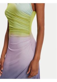 Desigual Sukienka koktajlowa Lola 25WWVK18 Kolorowy Slim Fit. Materiał: syntetyk. Wzór: kolorowy. Styl: wizytowy #5