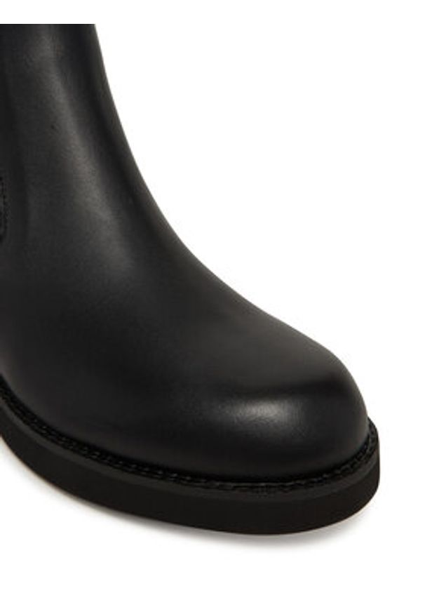 BOSS Sztyblety Eleri 50558637 Czarny. Kolor: czarny. Materiał: skóra