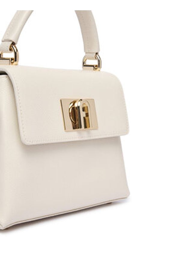 Furla Torebka 1927 Mini WB00109 ARE000 BG PNN00 Écru. Kolor: kremowy. Materiał: skórzane