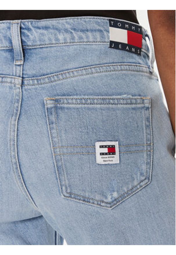 Tommy Jeans Jeansy Maddie DW0DW17609 Niebieski Straight Fit. Kolor: niebieski