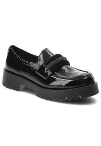 Czarne Półbuty Lemar Eleganckie Skórzane Buty. Okazja: na spotkanie biznesowe. Kolor: czarny. Materiał: skóra. Szerokość cholewki: normalna. Styl: elegancki
