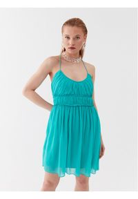 Patrizia Pepe Sukienka letnia 2A2516/A061-G550 Niebieski Regular Fit. Kolor: niebieski. Materiał: syntetyk. Sezon: lato #1