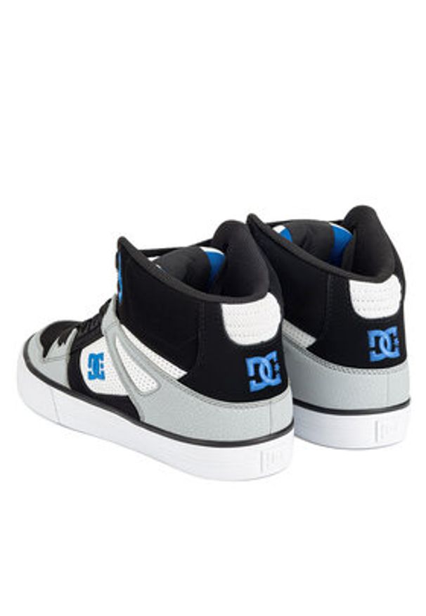 DC Sneakersy PURE HIGH-TOP WC ADYS400043-XKWB Szary. Kolor: szary. Materiał: skóra