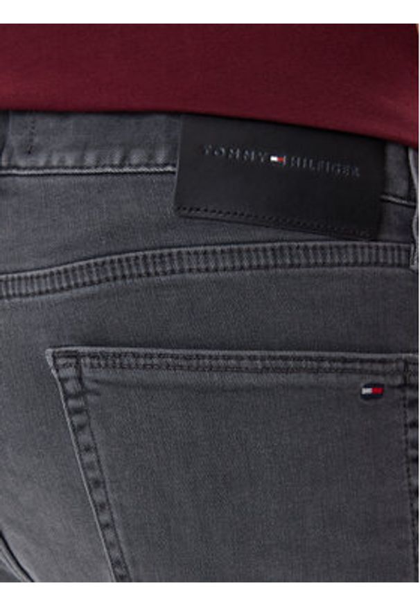 TOMMY HILFIGER - Tommy Hilfiger Jeansy Bleecker MW0MW39660 Szary Slim Fit. Kolor: szary