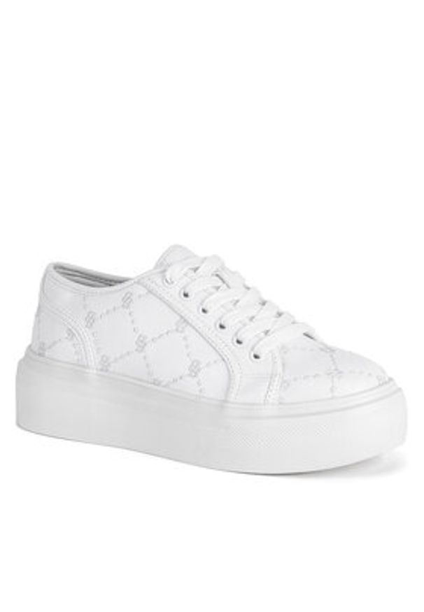 Badura Sneakersy PANSY-461002-1 Biały. Kolor: biały. Materiał: skóra