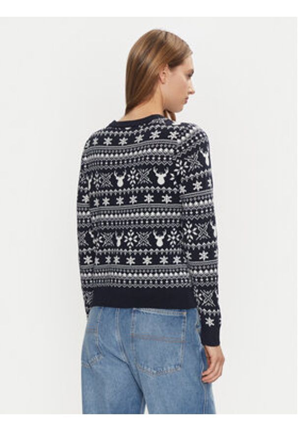 only - ONLY Sweter Xmas Winter 15327601 Granatowy Regular Fit. Kolor: niebieski. Materiał: syntetyk