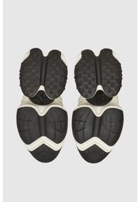 Balmain - BALMAIN Czarno-białe sneakersy damskie Unicorn. Kolor: czarny. Materiał: materiał, skóra