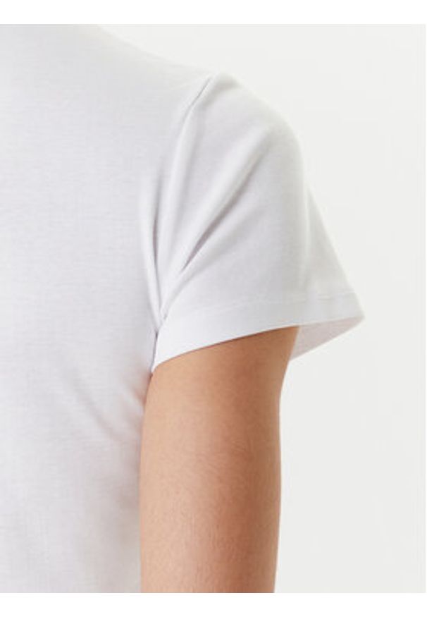 Hugo - HUGO T-Shirt Delanor_2 50539132 Beżowy Slim Fit. Kolor: beżowy. Materiał: bawełna