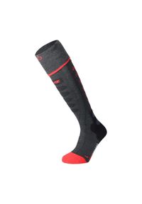 LENZ - Skarpety narciarskie podgrzewane Lenz Heat Sock 5.1 Toe Cap Regular Fit. Kolor: czerwony, wielokolorowy, szary. Sport: narciarstwo #1