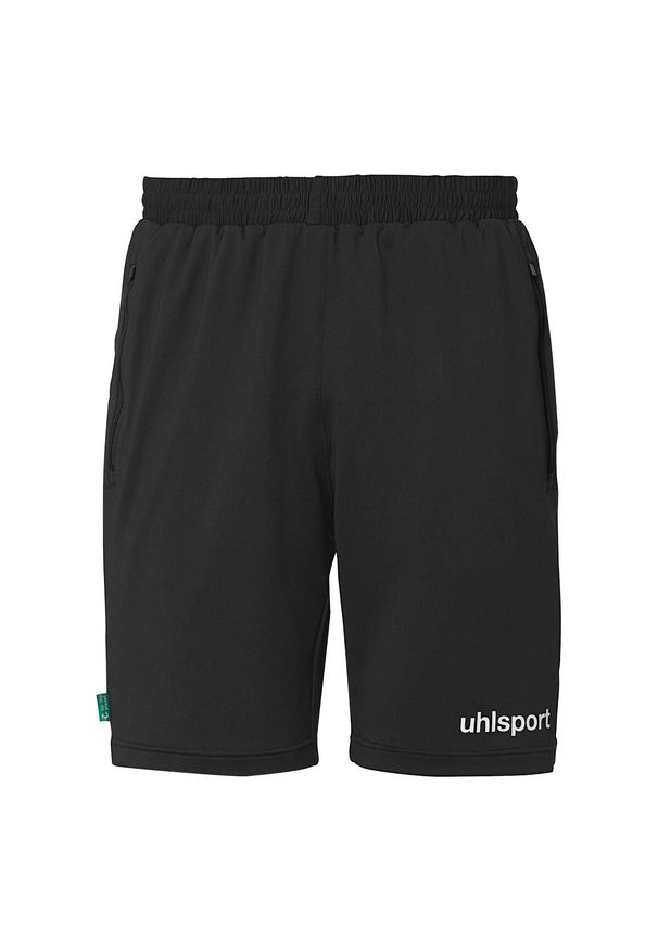 UHLSPORT - Szorty Uhlsport Essential Tech. Kolor: czarny, biały, wielokolorowy. Materiał: materiał. Sport: piłka nożna