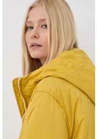 After Label kurtka puchowa damska kolor żółty zimowa. Kolor: żółty. Materiał: puch. Wzór: gładki. Sezon: zima #6