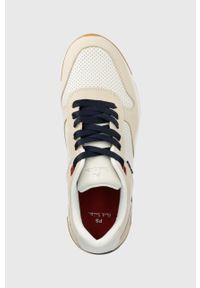 PS PAUL SMITH - PS Paul Smith sneakersy skórzane ZHONGB kolor beżowy. Nosek buta: okrągły. Zapięcie: sznurówki. Kolor: beżowy. Materiał: skóra #5