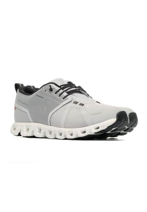 On Running - Buty do biegania damskie On On Cloud Waterproof. Kolor: szary. Materiał: materiał, syntetyk. Szerokość cholewki: normalna