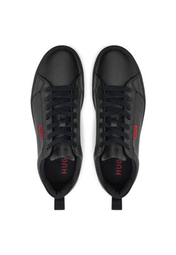 Hugo - HUGO Sneakersy Morrie 50541210 10271108 01 Czarny. Kolor: czarny. Materiał: skóra