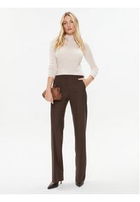 Marella Sweter Molveno 2333662036200 Różowy Slim Fit. Kolor: różowy. Materiał: wełna #4