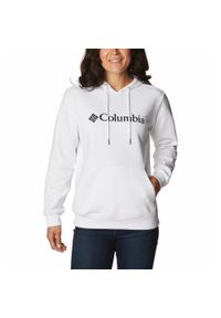 columbia - Bluza sportowa z kapturem damska z kapturem Columbia Logo. Typ kołnierza: kaptur. Kolor: biały #1