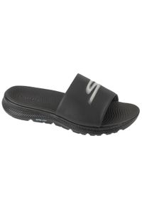 skechers - Klapki na basen męskie, On-The-Go Go Consistent Sandal 2.0 - Culver. Kolor: czarny. Sport: pływanie