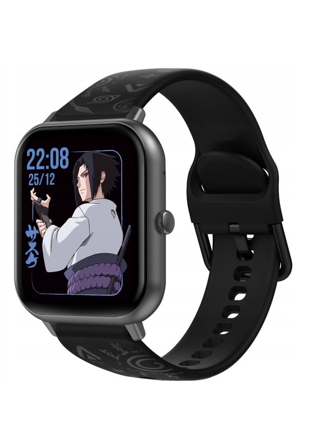 Overmax - abyx Smartwatch Fit Touch 3 Sasuke Uchiwa space grau. Rodzaj zegarka: smartwatch