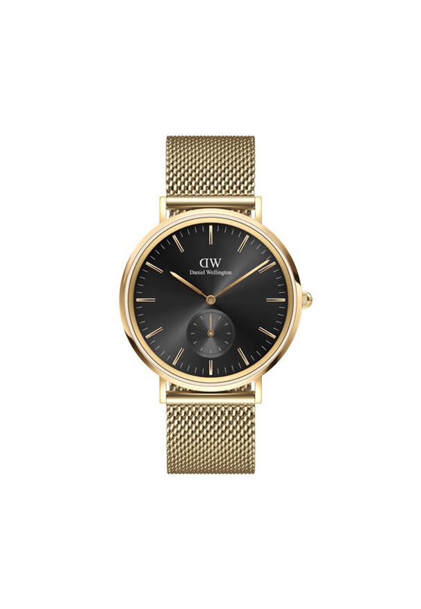 Daniel Wellington Zegarek Classic Multi-Eye Evergold Onyx DW00100713 Złoty. Kolor: złoty