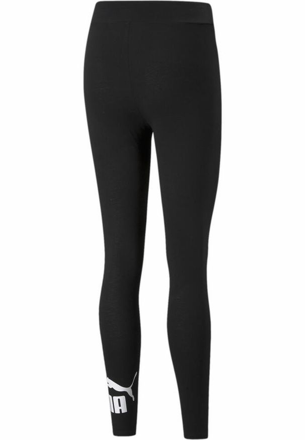 Puma - Damskie legginsy z logo Essentials PUMA Black. Kolor: czarny