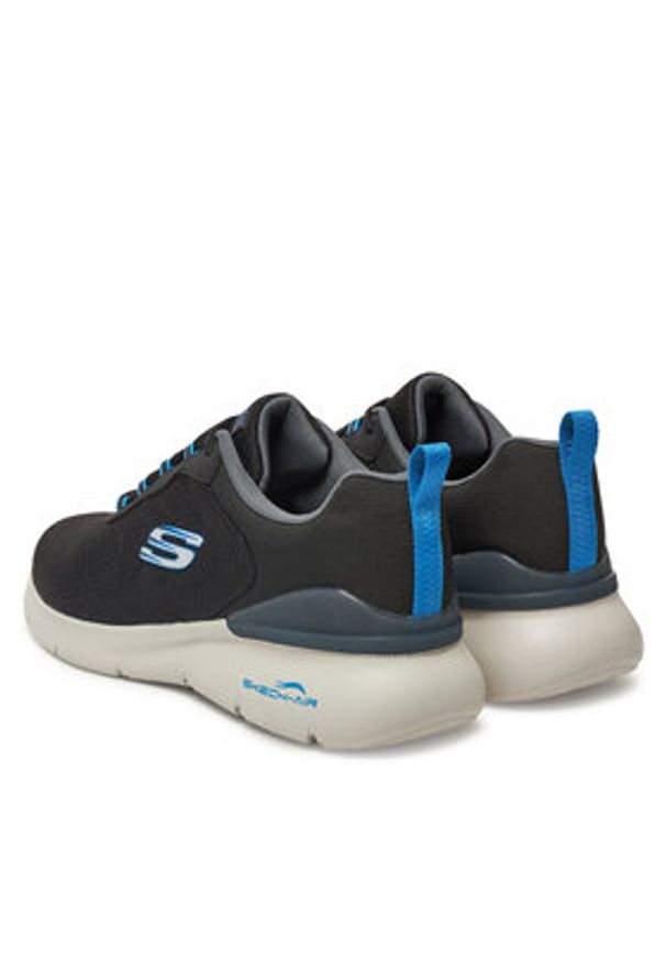 skechers - Skechers Sneakersy Skech-Air Dynamight 2.0-Durron 232971/BKBL Czarny. Kolor: czarny. Materiał: materiał