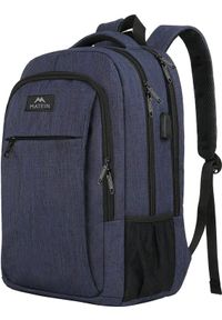 Plecak MATEINE Plecak podróżny miejski MATEIN na laptopa 15,6, kolor granatowy, 45x30x20 cm. Kolor: niebieski