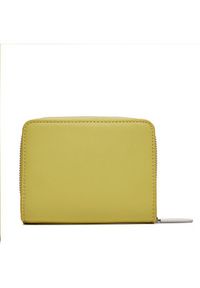 Calvin Klein Mały Portfel Damski Ck Must Z/A Wallet W/Flap Md K60K607432 Żółty. Kolor: żółty. Materiał: skóra #2