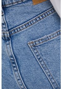 only - Only jeansy Megan damskie high waist. Stan: podwyższony. Kolor: niebieski #3