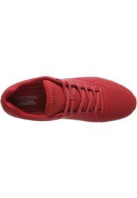 skechers - Buty do chodzenia męskie Skechers Uno Stand ON Air. Zapięcie: sznurówki. Kolor: czerwony, wielokolorowy. Materiał: syntetyk, tkanina, materiał. Szerokość cholewki: normalna. Sport: turystyka piesza