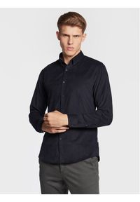 Lindbergh Koszula 30-203248 Granatowy Slim Fit. Kolor: niebieski. Materiał: bawełna #1