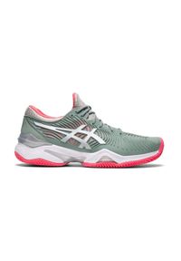Asics - Techniczne Buty Do Tenisa Z Kolcami ASICS COURT FF™ CLAY Szare Damskie. Kolor: wielokolorowy. Materiał: guma. Sport: tenis #1