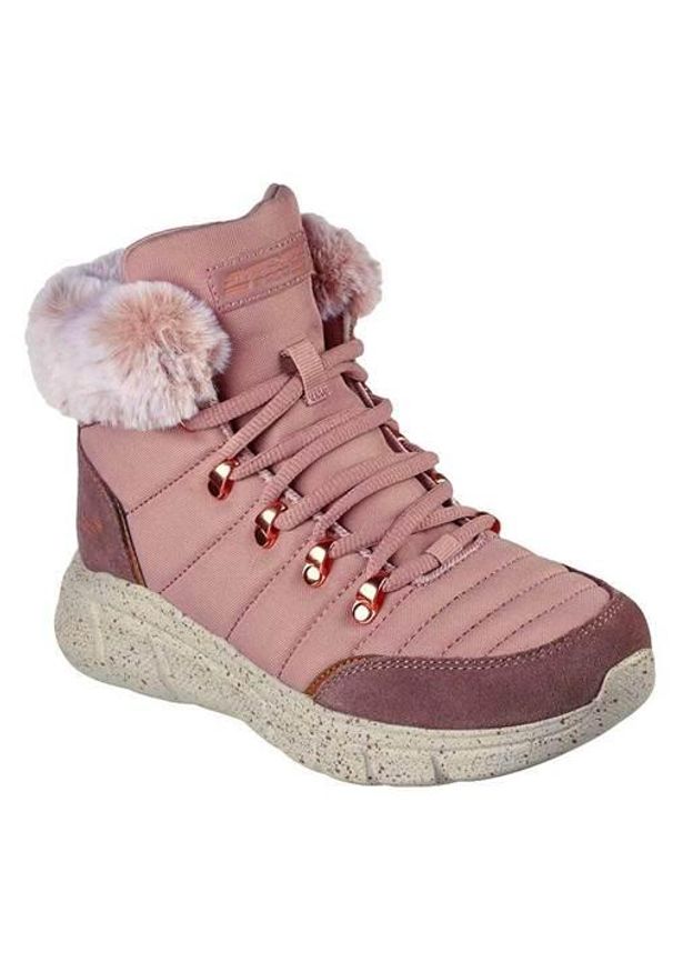 skechers - Buty do chodzenia damskie Skechers Bobs B Flex Jolly Darling. Wysokość cholewki: za kostkę. Kolor: wielokolorowy, różowy. Materiał: materiał, syntetyk, tkanina. Szerokość cholewki: normalna. Sport: turystyka piesza