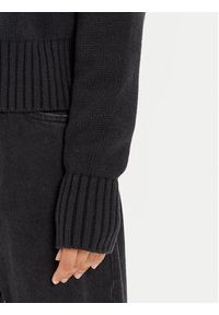 Calvin Klein Jeans Golf Chenille J20J224229 Czarny Regular Fit. Typ kołnierza: golf. Kolor: czarny. Materiał: bawełna, syntetyk #3
