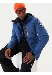 Quiksilver Kurtka narciarska The Edge EQYTJ03504 Niebieski Slim Fit. Kolor: niebieski. Materiał: syntetyk. Sport: narciarstwo #4