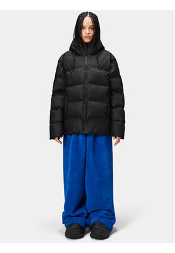 Rains Kurtka zimowa 15120 Czarny Regular Fit. Kolor: czarny. Materiał: syntetyk. Sezon: zima