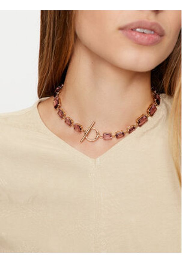 Lauren Ralph Lauren - LAUREN RALPH LAUREN Naszyjnik 14N00524 Różowy. Materiał: metalowe. Kolor: różowy