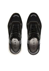 D.A.T.E. Sneakersy Fuga Mesh M431-FG-ME Czarny. Kolor: czarny. Materiał: skóra