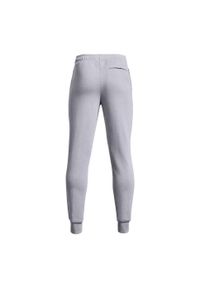 Spodnie dresowe chłopięce Under Armour Rival Fleece ANAML Jogger. Kolor: szary. Materiał: dresówka