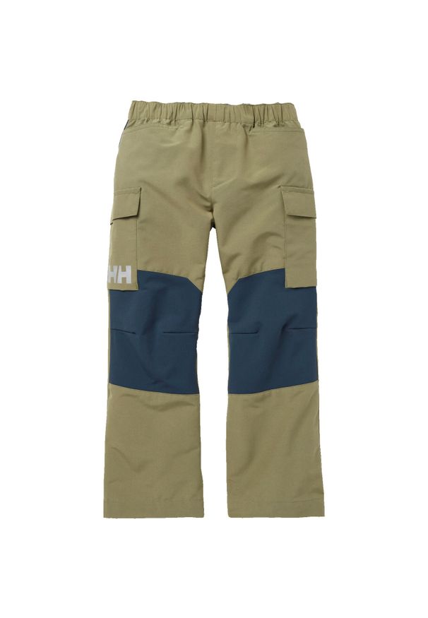 Spodnie dresowe dla dzieci Helly Hansen marka tur. Kolor: zielony. Materiał: dresówka. Sezon: lato. Sport: turystyka piesza
