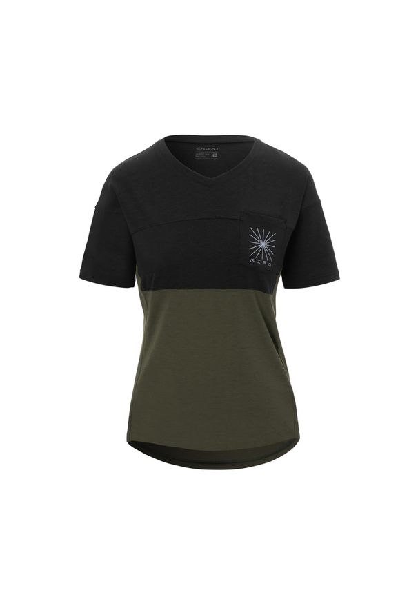 GIRO - Damski jersey Giro Ride. Kolor: zielony, czarny, wielokolorowy. Materiał: jersey. Sport: kolarstwo