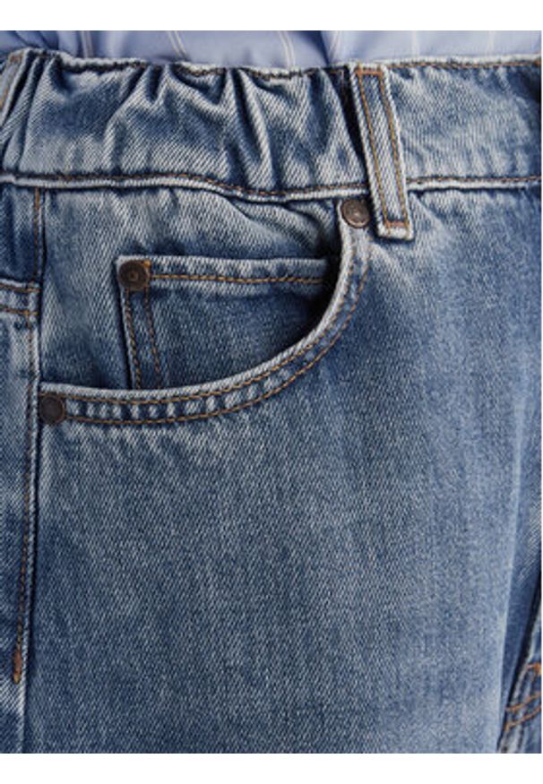 Weekend Max Mara Jeansy Abete 2615181101 Granatowy Wide Leg. Kolor: niebieski