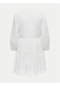 only - ONLY Sukienka letnia Jada 15318693 Biały Regular Fit. Kolor: biały. Materiał: bawełna. Sezon: lato #3