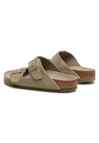 Birkenstock Klapki Arizona BS 1019088 Zielony. Kolor: zielony. Materiał: welur, skóra #7