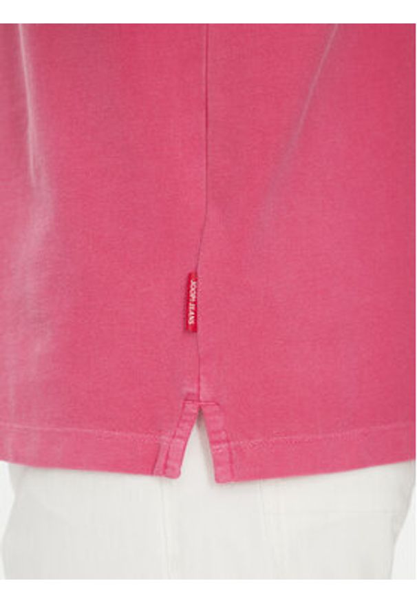 JOOP! Jeans Polo 15 JJJ-02Ambrosian 30045619 Różowy Modern Fit. Typ kołnierza: polo. Kolor: różowy. Materiał: bawełna