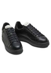 Emporio Armani - Sneakersy EMPORIO ARMANI - X4X264 XM783 K001 Black/Black. Okazja: na co dzień. Kolor: czarny. Materiał: materiał, skóra ekologiczna. Styl: casual, sportowy #7